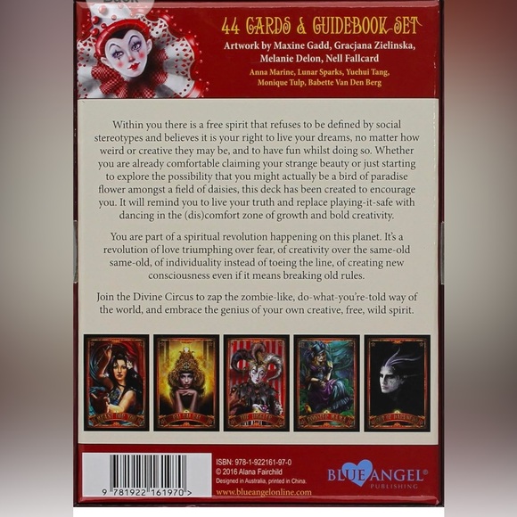 Divine Circus Oracle: Guidance for a Life - Card Deck - Picture 2 of 4